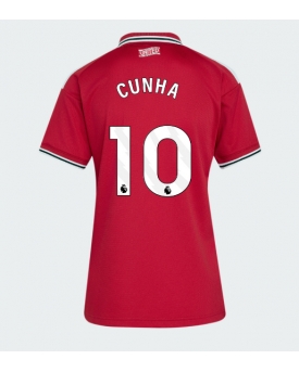 Billige Fotballdrakt Manchester United Matheus Cunha #10 Replika Hjemmedrakt Dame 2026-27 Kortermet Billige Fotballdrakt Manchester United Matheus Cunha #10 Replika Hjemmedrakt Dame 2026-27 Kortermet